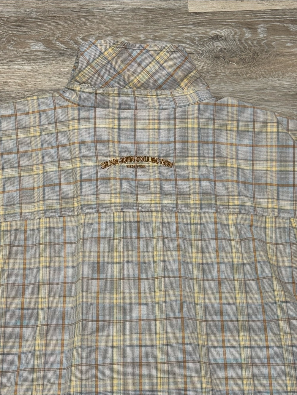 Sean John vintage men’s plaid button up - Picture 6 of 8